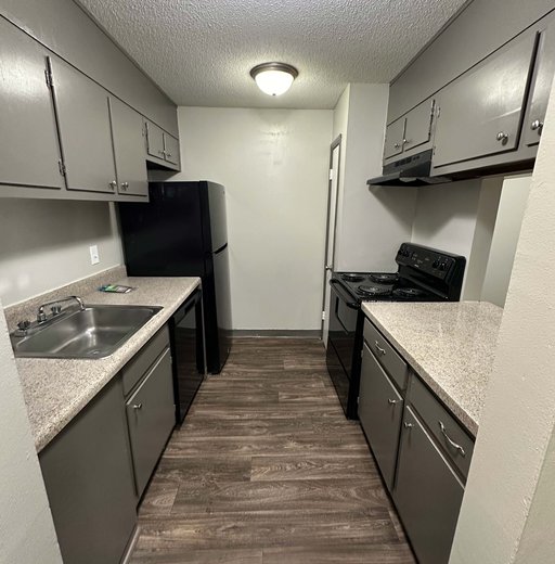 kitchen at The Willows apartments